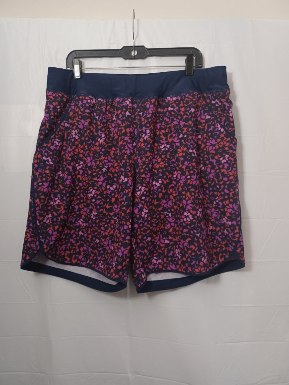 LANDS' END WOMEN'S FLORAL PRINT SWIM SUNSHADE BOARD SHORTS PLUS SIZE 18W